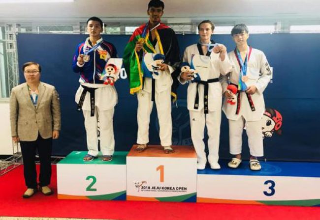 Afghanistan wins Gold,  Bronze Medals in Korea Open Int’l Taekwondo Championships